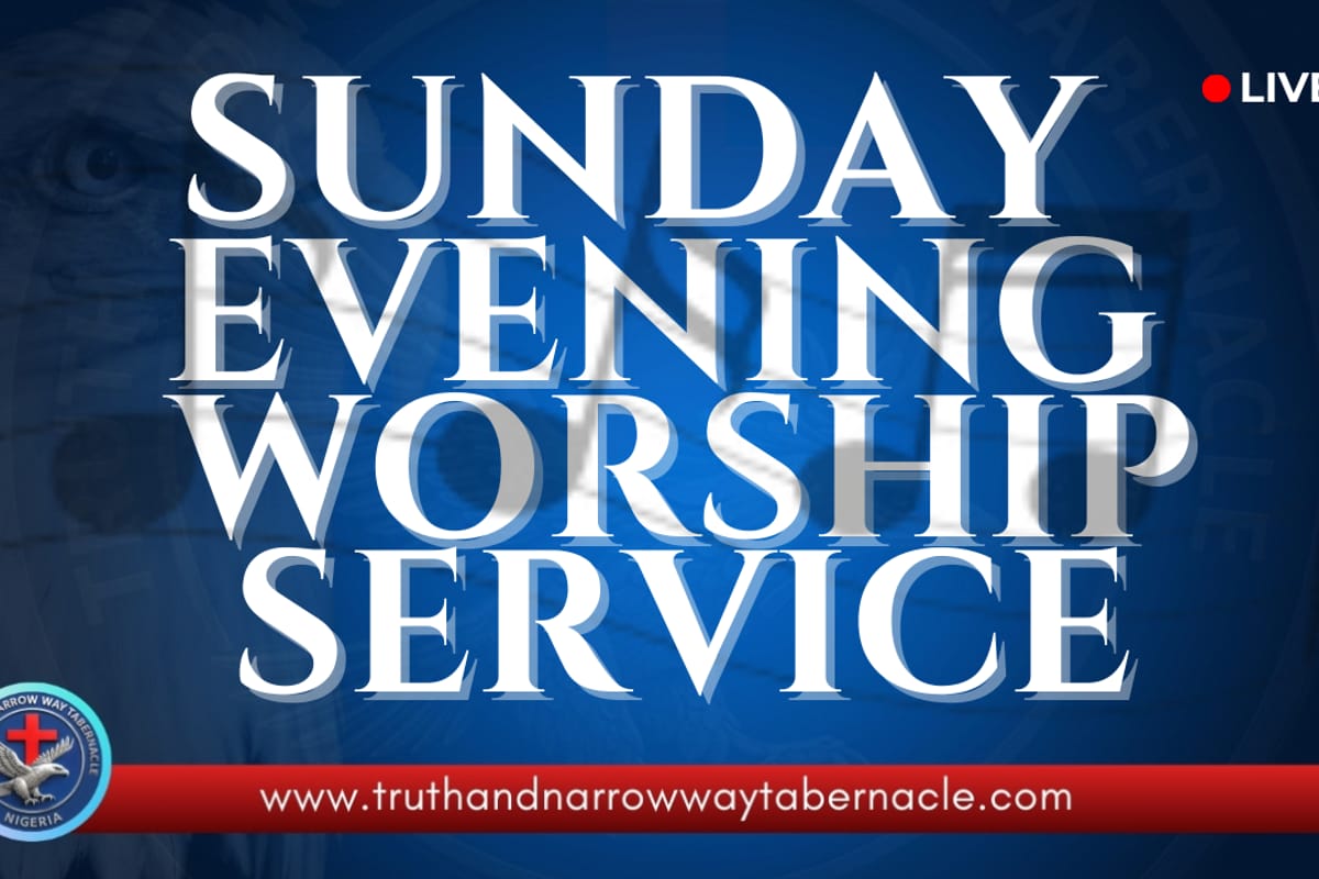 Sunday Evening Worship Service